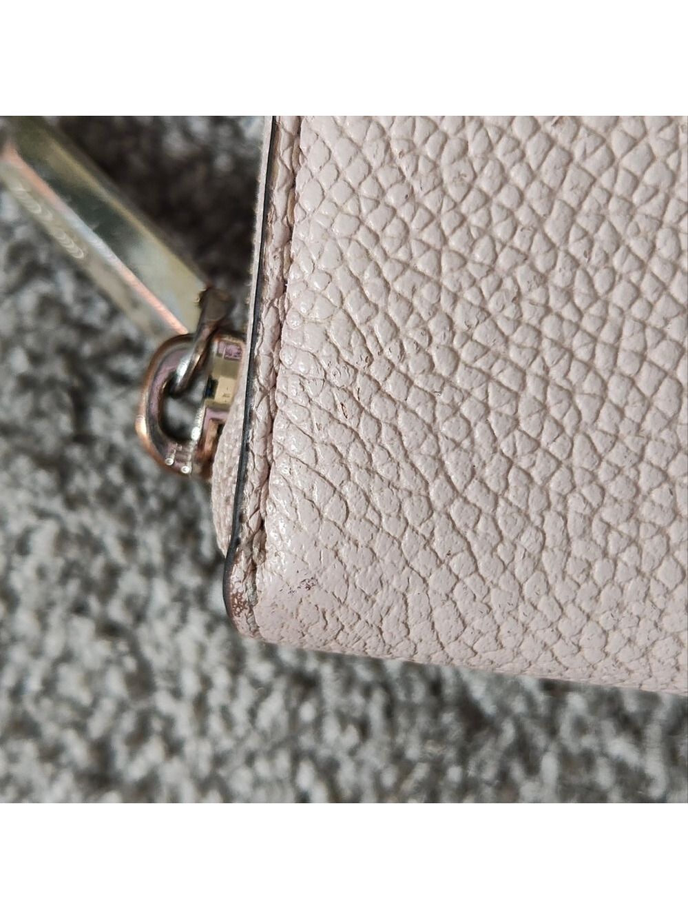 KATE SPADE Baby Pink Pebbled Leather Zippered Wallet - Picture 11 of 12